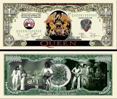 !!! USA - FANTASY NOTE -   QUEEN   BAND , 2015 - UNC - Autres & Non Classés