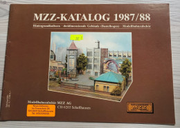 MZZ-KATALOG  Catalogue 1987/88 Locomotive Train En Allemand - Allemand