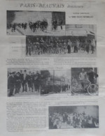 Course Paris Beauvais Union Cycliste Batignollaise  1903 - Cyclisme