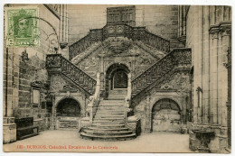 Spain 1926 Postcard Burgos - Catedral, Escalera De La Coroneria; Scott 331 - 2c. King Alfonso XIII - Burgos