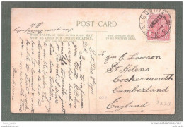 RARE BALGOWNIE POSTMARK ON WOLLONGONG AUSTRALIA NSW NEW SOUTH WALES POSTCARD - Wollongong