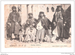 TURQUIE BACK SYRIE-DAMAS-1908-cheikhs Bédouins Cheikhs Bédouins. Asfar Damas. Dos Simple. 2 Scans. Edition Asfar - Syrie