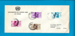 Congo Cover "Organisation Des Nations Unies Au Congo" Naar Lindingö (Zweden) 12/10/1961 UNG - Covers & Documents