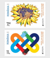 Romania.2023.Europa CEPT.Peace – The Highest Value Of Humanity.2 V.** . - Unused Stamps