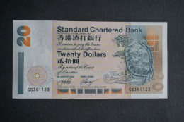 2002 HONG KONG OLD ISSUE - STANDARD CHARTERED BANK 20 DOLLARS #GS381123 (UNC) - Hongkong