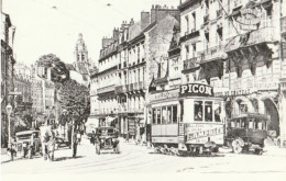 TRAMWAY De BLOIS Place Victor- Hugo ( Repro  Format CPM ) - Strassenbahnen