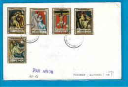 Burundi N°610/614 Omslag Naar Thuringen (Duitsland) 19/04/1974 UNG - Covers & Documents