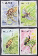 1991 Malawi 573-576 Insects 20,00 € - Abeilles