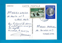 Zaire Carte Postale Kinshasa Naar Ngaliema 07/06/1996 UNG - Briefe U. Dokumente