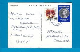 Zaire Carte Postale Kinshasa Naar Ngaliema 30/11/1996 UNG - Briefe U. Dokumente