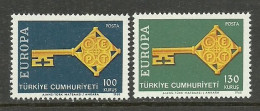 Turkey: 1968 Europa CEPT (Complete Set) - 1968