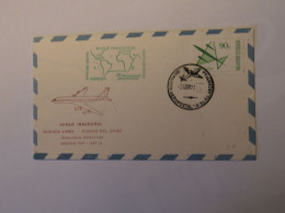 ARGENTINA  VUELO INAUGURAL FIRST FLIGHT COVER BUENOS AIRES - CIUDAD DEL CABO 1973 - Usados