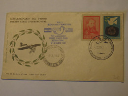 ARGENTINA  FIRST FLIGHT COVER BUENOS AIRES - MONTEVIDEO 1967 - Used Stamps