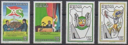 1050/1053** - Démocratie Au / In / Demokratie In / Democracy In - BURUNDI - Unused Stamps