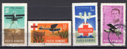 S2738 - ROMANIA ROUMANIE AERIENNE Yv N°214/17 - Usado