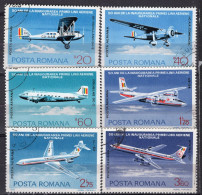 S2754 - ROMANIA ROUMANIE AERIENNE Yv N°239/44 - Usado