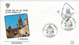 Envellope Voyage Du Pape Jean Paul II ESPAGNE N° 2297 Y & T - FDC