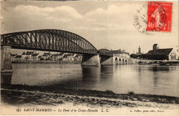 CPA Saint-Mammes Le Pont Et La Croix-Blanche FRANCE (1300965) - Saint Mammes