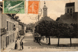 CPA Saint-Mammes La Place De L'Eglise FRANCE (1300978) - Saint Mammes