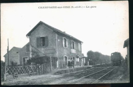 CHAMPAGNE SUR OISE    LA GARE - Champagne Sur Oise