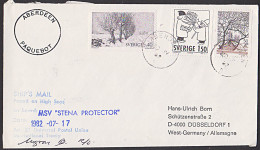 PAQUEBOT MSV Stena Protector Schiffspost ABERDEEN Aus Schweden Nach Deutschland Göteburg Sweden - Lettres & Documents