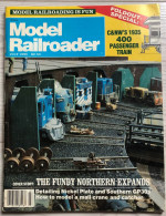 Magazine Model Railroader 1986 Maquettisme Train - Anglais