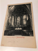 Austria Österreich Semmering Inneres Der Kirche Church Interior Altar Ledermann 16389 Post Card POSTCARD - Semmering