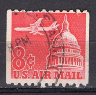 J0400 - ETATS UNIS USA AERIENNE Yv N°61a - 3a. 1961-… Usati