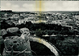 MATERA - PANORAMA CON TORRIONE - EDIZIONE RICCARDI - SPEDITA 1956 (15676) - Matera