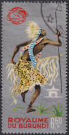 1965 Burundi, Mi:BI 186, Sn:BI 91a, Yt:BI 157, Burundi-Tänzer, Weltausstellung, New York - Gebraucht