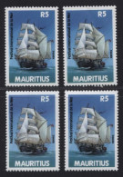 AFRIQUE  MAURITIUS  ILE MAURICE 1987  FETE DE LA MER BLOC X 4 TIMBRES NEUFS  MNH  Séparés  Val. R5 - Maurice (1968-...)