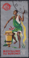 1965 Burundi, Mi:BI 189, Sn:BI 94b, Yt:BI 160, Burundi-Tänzer, Weltausstellung, New York - Used Stamps