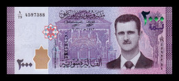 Siria Syria 2000 Pounds P. Assad 2021 Pick 117d New Date Sc Unc - Siria