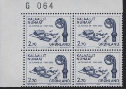 EUROPE   GROENLAND  GRONLAND  1982  BOC X 4  TIMBRES NEUFS MNH + Marges    Val. 2.70 - Unused Stamps