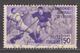 Italy Kingdom 1934 Calcio Sassone#359 Mi#481 Used - Used