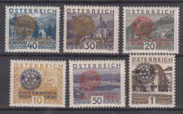 Austria 1931 Rotary Mi#518-523 Mint Never Hinged - Unused Stamps