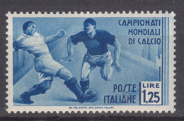 Italy Kingdom 1934 Calcio Sassone#360 Mi#482 Mint Hinged - Neufs