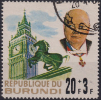 1967 Burundi, Mi:BI 317, Sn:BI B30, Yt:BI 216, Sir Winston Churchill - Oblitérés