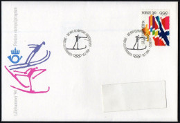 NORWAY LILLEHAMMER 1994 - OLYMPIC WINTER GAMES LILLEHAMMER '94 - BIATHLON - MAILED COVER - G - Invierno 1994: Lillehammer