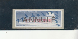 Vignette Oiseaux De Jubert - Test Imprimante - ANNULE - 1990 Type « Oiseaux De Jubert »