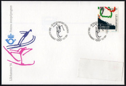 NORWAY LILLEHAMMER 1994 - OLYMPIC WINTER GAMES LILLEHAMMER '94 - FREESTYLE - MAILED COVER - G - Invierno 1994: Lillehammer