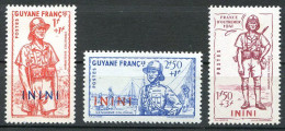 Réf 58-CL2 < ININI < Yvert N° 48 à 50 * Neuf Ch. * MH - Défense De L'Empire - Unused Stamps