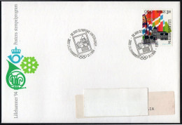 NORWAY LILLEHAMMER 1994 - OLYMPIC WINTER GAMES LILLEHAMMER '94 - OLYMPIC STAMPS - MAILED COVER - G - Invierno 1994: Lillehammer