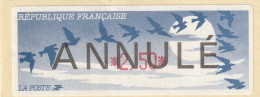 Vignette Oiseaux De Jubert - 2,50 - ANNULE - 1990 Type « Oiseaux De Jubert »