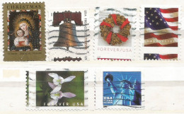 USA 2000/20 Lot Used S/A Issues With JUMBO SIZE Due To Misperforation Variety - Ruedecillas