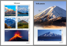 SIERRA LEONE 2022 MNH Volcanoes Vulkane Volcans M/S+S/S - OFFICIAL ISSUE - DHQ2319 - Vulkanen