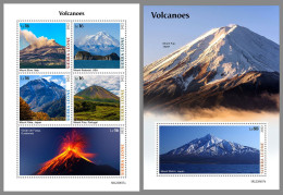 SIERRA LEONE 2022 MNH Volcanoes Vulkane Volcans M/S+S/S - IMPERFORATED - DHQ2319 - Volcans