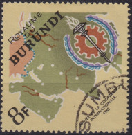 1965 Burundi,Mi:BI 195A, Sn:BI 136, Yt:BI 163,Emblem Des Asien-und Colombo-Plans,Jahr Der Internationalen Zusammenarbeit - Oblitérés