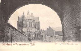 BELGIQUE - SAINT HUBERT - Vue Extérieure De L'église - Edit C VAN Cortenbergh Fils - Carte Postale Ancienne - Saint-Hubert