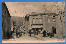 11 - Aude - Couiza - Place Sainte Anne Et Route Nationale (N12777) - Autres & Non Classés